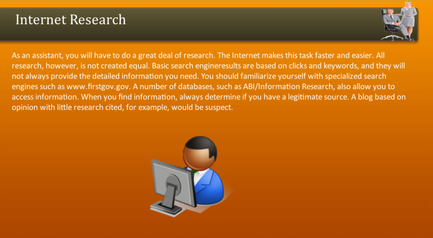 internet research work